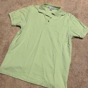 Ladies Pale Green Short Sleeve Polo